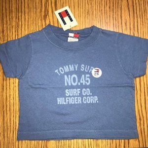 Tommy Hilfiger blue surf tee 3-6 months NWT